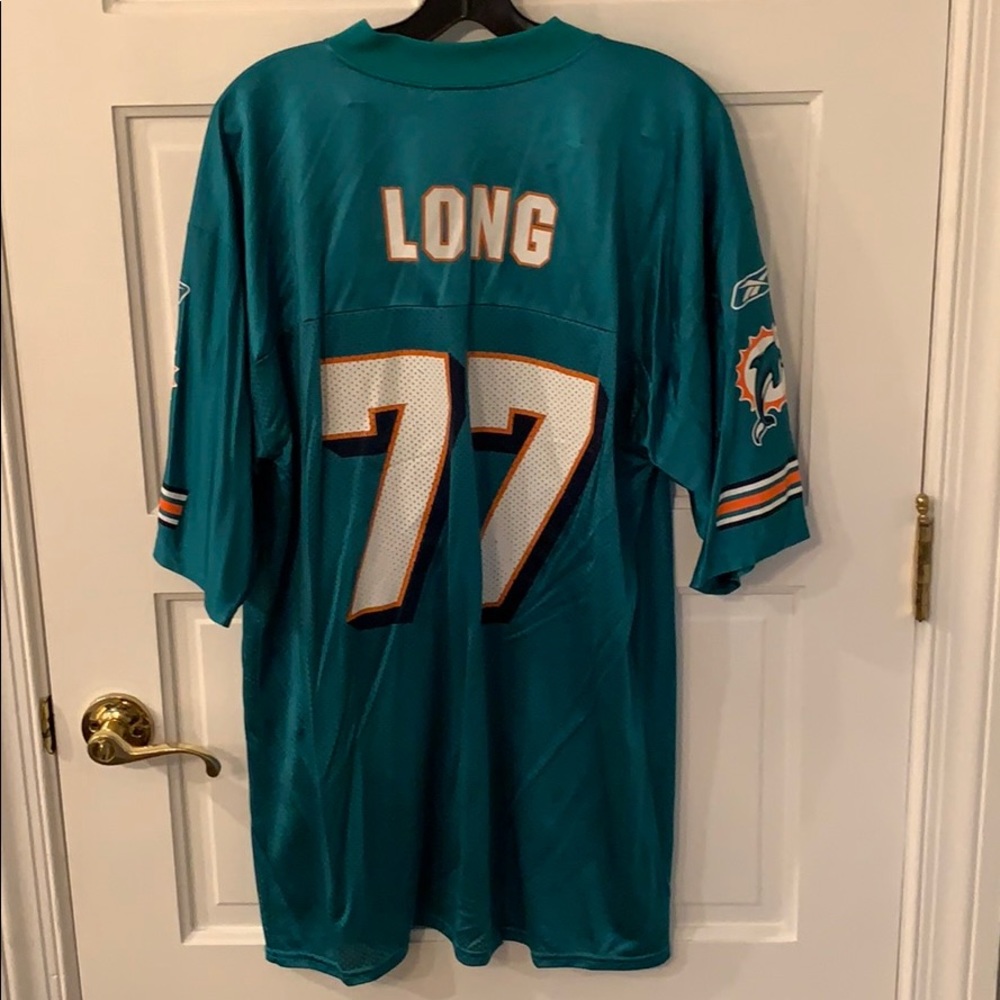 Reebok NFL Miami Dolphins Replica Jersey.